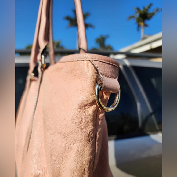 ๐ฏ Authentic Gucci Pink Guccissima Tote Bag - Picture 12 of 16